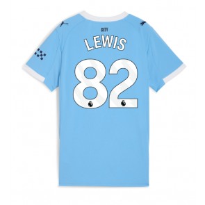 Manchester City Rico Lewis #82 Dámské Domácí Dres 2025-26 Krátký Rukáv Manchester City Rico Lewis #82 Dámské Domácí Dres 2025-26 Krátký Rukáv